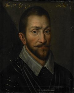 Muotokuva François de la Nouesta, Telignyn herrasta, sukunimellä Bras de Fer ja Bayard Huguenot tekijältä Anonymous