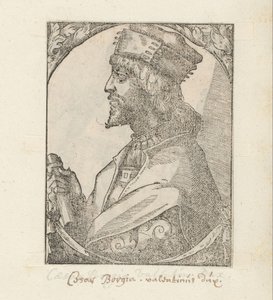 Portret van Cesare Borgia tekijältä Anonymous