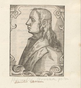 Portree van Ercole Strozzi tekijältä Anonymous