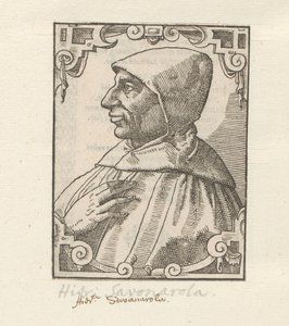 Portreet van Girolamo Savonarola tekijältä Anonymous