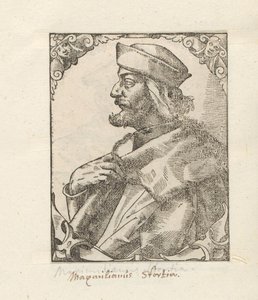 Maximilian Sforzan muotokuva tekijältä Anonymous