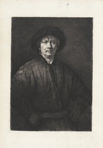 Rembrandt Harmenszin muotokuva. Reinistä tekijältä Anonymous