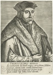 Portree van Thomas More Thomas Morvs Anglvs (otsikko esineessä) tekijältä Anonymous