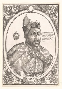 Portree van doge Antonio Priuli Todellinen muotokuva seesteisimmästä Antonio Priulista (...) (otsikko esineessä) tekijältä Anonymous