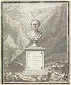 Johann Jakob Scheuchzerin muotokuva tekijältä Anonymous