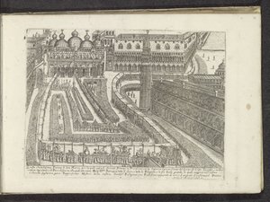 Processie yli het San Marcoplein te Venetië Scenes uit het Venetiaanse leven (sarjan nimi) Habiti d