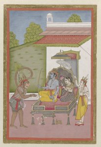 Rama ja Sita Enthroned tekijältä Anonymous