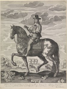 Oranssin prinssi William II:n ratsastusmuotokuva tekijältä Anonymous