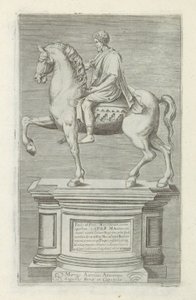 Ruiterstandbeeld, Marcus Aurelius Antiikkiveistoksia Roomassa (sarjan nimi) Ikonit Rooman kaupungin muinaisista patsaista, joita nähdään julkisilla paikoilla (sarjan nimi) tekijältä Anonymous
