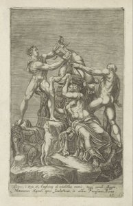 Sculptuur van Dirce die aan een stier wordt gebonden Farnese Stier Dirces, a Zeto i Amphion per la venjança de la seva mare (...) (títol a l