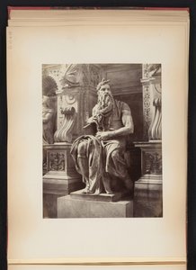 Michelangelon veistos Mooses, muistomerkki Julius II:lle, S. Pietrolle Vincolissa Roomassa, Italiassa tekijältä Anonymous