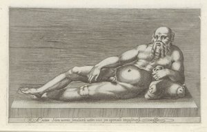 Escultura de Silenus Una estàtua de bronze d