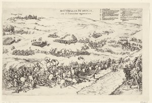 Slag op de Mookerheide, 1574 Mochin taistelu, komentaja Maggiore An.o 1574 (otsikko esineessä) tekijältä Anonymous