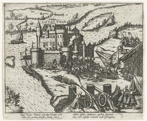 Herman de Ruiterin ottama Loevesteinin linna 1570 tekijältä Anonymous
