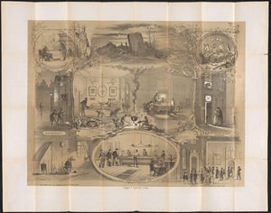 Sarjakuva Leidenin opiskelijaalmanakissa, 1873 tekijältä Anonymous