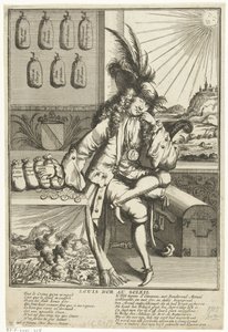 Sarjakuva Louis Willem van Baden-Badenista, 1705 Louis D