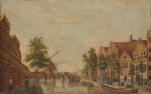 Brouwersgracht Amsterdamissa tekijältä Anonymous