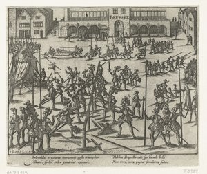 Torneig a la Grand Place de Brussel·les, 1569 acabat tekijältä Anonymous