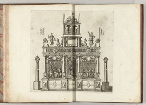 Kohtaus keisari Kaarle V:n kanssa, 1594 tekijältä Anonymous