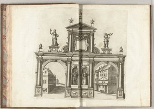 Kohtaus keisari Maximilian I:n ja Burgundin Marian kanssa, 1594 tekijältä Anonymous