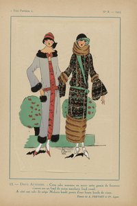 Hyvin pariisilainen, 1923, nro 8: 13.- SUKEA SYKSY. - Tämä takkimekko... tekijältä Anonymous