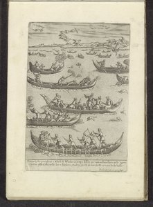 Venetiaanse adellijken jagen op gevogelte Scenes uit het Venetiaanse leven (sarjan nimi) Habiti d