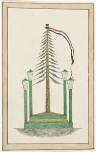 Vapauspuu istutettu Middelburgiin, 1795 tekijältä Anonymous