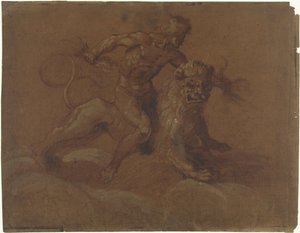 Istuu Jupiter leijonan päällä, pilvien päällä tekijältä Anonymous
