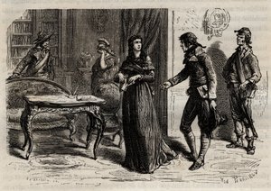 Madame Roland pidätettiin 1. kesäkuuta 1793 Pariisissa - Madame Roland (Manon Roland, s. Jeanne Marie Philippon) pidätettiin. tekijältä Anonymous Anonymous