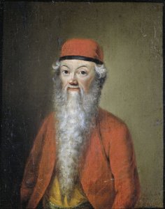 Jean-Etienne Liotardin karikatyyri, n. 1752-1800 (öljy paneelille) tekijältä Anonymous Anonymous