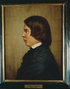 Säveltäjä Robert Schumann ... (maalaus kankaalle) tekijältä Anonymous Anonymous