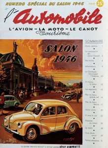 Vuoden 1946 autonäyttelyn yhteydessä julkaistun "" Auton" -kansi. Yksityinen kokoelma tekijältä Anonymous Anonymous