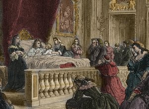 Ludvig XIV:n kuolema Versaillesissa 1. syyskuuta tekijältä Anonymous Anonymous