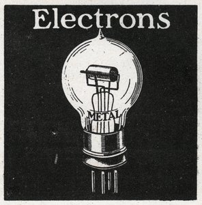 Sähköilmiöt: elektronit. Anonyymi kuva vuodelta 1925. Yksityinen kokoelma. tekijältä Anonymous Anonymous