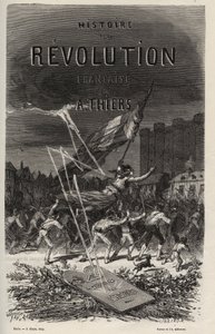 Adolphe Thiersin "History of the French Revolution" -elokuva vuodelta 1866. Yksityinen kokoelma. tekijältä Anonymous Anonymous