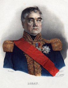 Georges Mouton de Lobau (1770-1838), Ranskan marsalkka - Nimetön - 1835 - Litografia, akvarelli - 32x24 - Yksityiskokoelma tekijältä Anonymous Anonymous