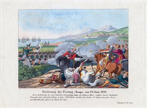 Guerre russo-turque de 1828-1829 - Anapan linnoituksen kaatuminen 23. kesäkuuta tekijältä Anonymous Anonymous
