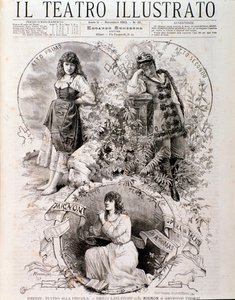 Kuvitus Mignoniin, Ambroise Thomasin ooppera (kaiverrus tekijältä Anonymous Anonymous