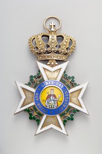 Saksin kuningaskunta - Pyhän Henrikin sotilasritarikunta: Suuren ristin arvomerkit - 1736-1918 tekijältä Anonymous Anonymous