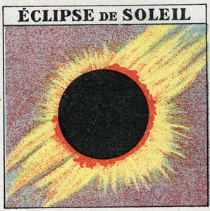 Valon leviäminen: Sun Eclipse. Anonyymi kuvitus vuodelta 1925. Yksityiskokoelma. tekijältä Anonymous Anonymous