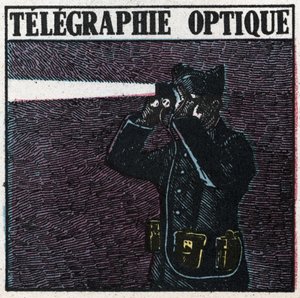 Valosignaalit: optinen lennätys. Anonyymi kuva vuodelta 1925. Yksityinen kokoelma. tekijältä Anonymous Anonymous
