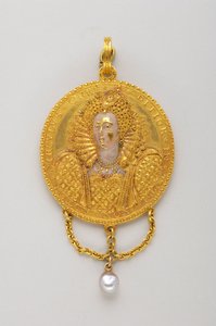 Mitali 1589 kuningatar Elizabeth I:n kunniaksi. Offverse (1500-luku) tekijältä Anonymous Anonymous