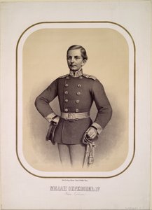 Milan I (1854-1901), Serbian kuningas - Anonymous - n. 1869 - Litografia - 47x34 - Yksityinen kokoelma tekijältä Anonymous Anonymous