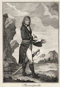 Napoleon Bonaparte - Nimetön - 1797 - Kuparikaiverrus - 16,2x11,1 - Yksityiskokoelma tekijältä Anonymous Anonymous