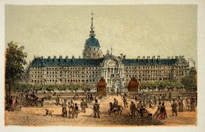 Pariisi 1874: Hotel des Invalides, yksityinen kokoelma tekijältä Anonymous Anonymous