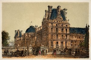 Pariisi 1874: Les Tuileries, yksityinen kokoelma tekijältä Anonymous Anonymous