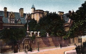 Pariisi: näkymä Musee de Clunylle. Valokuva vuodelta 1920 Pariisin kaupungin "" Artistic Album -albumissa". Yksityinen kokoelma. tekijältä Anonymous Anonymous