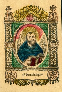 Hurskas kuva: Saint Dominic, Dominikaanisen ritarikunnan perustaja (Epinal print) tekijältä Anonymous Anonymous