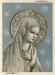 Hurskas kuva: Neitsyt Maria (printti) tekijältä Anonymous Anonymous