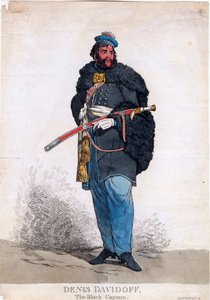 ""Denis Davydovin (Davidoff) muotokuva (1784-1839)"" Nimetön kaiverrus 1813 Koko 32,7x23 cm Yksityinen kokoelma tekijältä Anonymous Anonymous